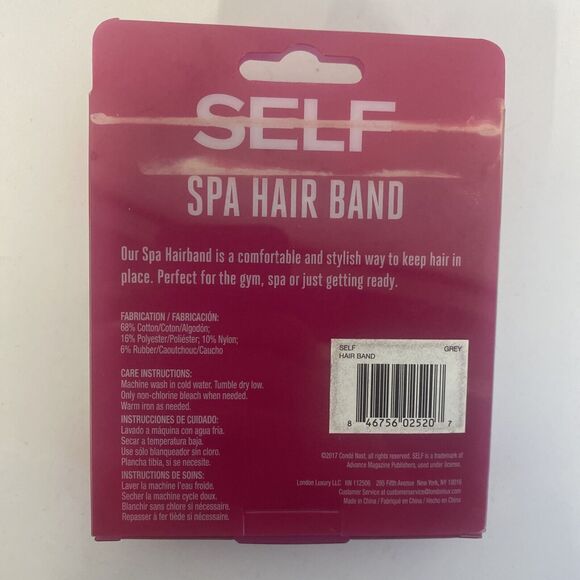 . SELF Hair Band. Grey.New!!! Sealed!!! - Picture 2 of 2